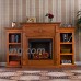 Holly & Martin Tennyson Electric Fireplace w/Bookcases - Glazed Pine - B00R9YDDZO